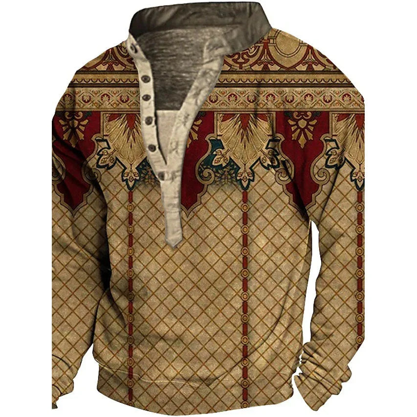 Warm casual western sweater