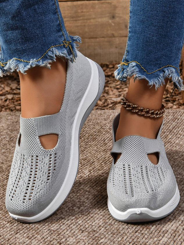 Women's Breathable Mesh Slip-On Sneakers