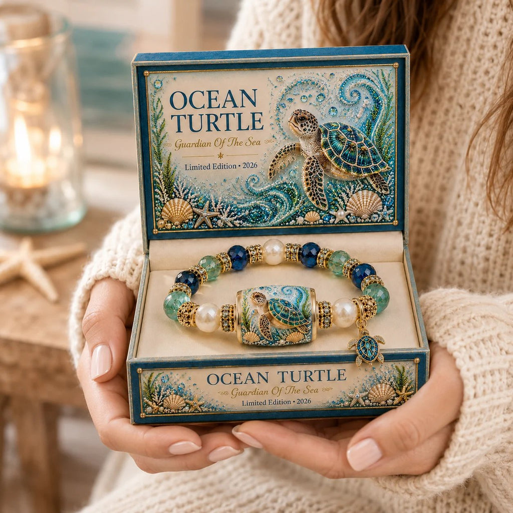 🔥Last Day 50% OFF - 🌊 Ocean Guardian Bracelet Collection | 7 Marine Creature Designs, Gemstone-Style Beads & Matching Sea Charms 🐚✨