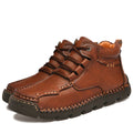 Men's Hand-Sewn Wear-Resistant Waterproof Cowhide Shoes