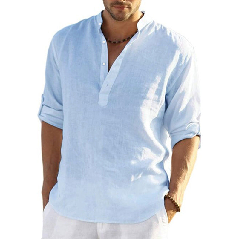 men's casual loose shirt