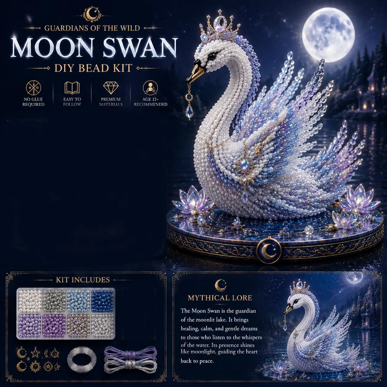🔥🎁3D Animal Guardian DIY Bead Kit Collection
