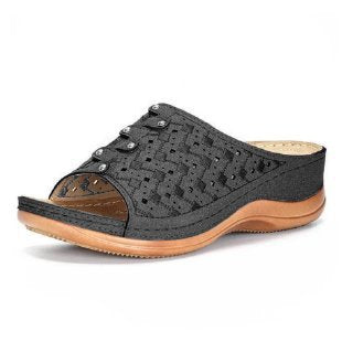 Lightweight Open-Toe Wedge Sandals