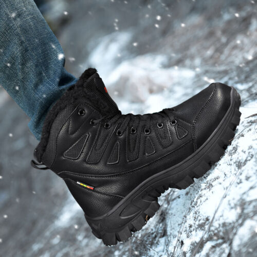Men Military Combat Boots Waterproof Non-Slip Hiking Boots Anti-Puncture Work Boots