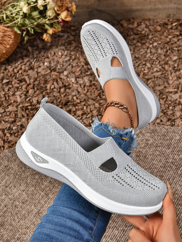 Women's Breathable Mesh Slip-On Sneakers