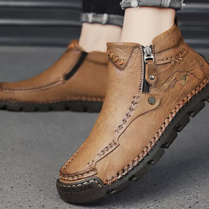 Men's Casual Handmade Leather Boots