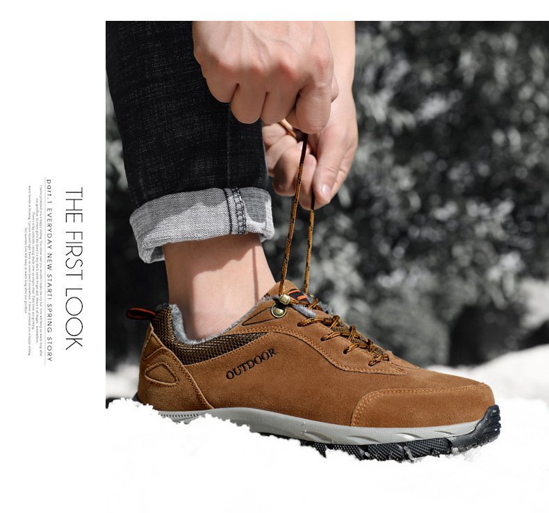 Men's good arch support outdoor breathable walking shoes
