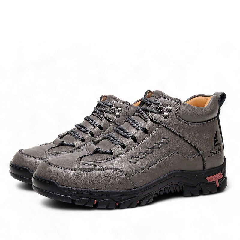 Men's Comfortable Wear-resistant Orthopedic Hand-sewn Leather Shoes