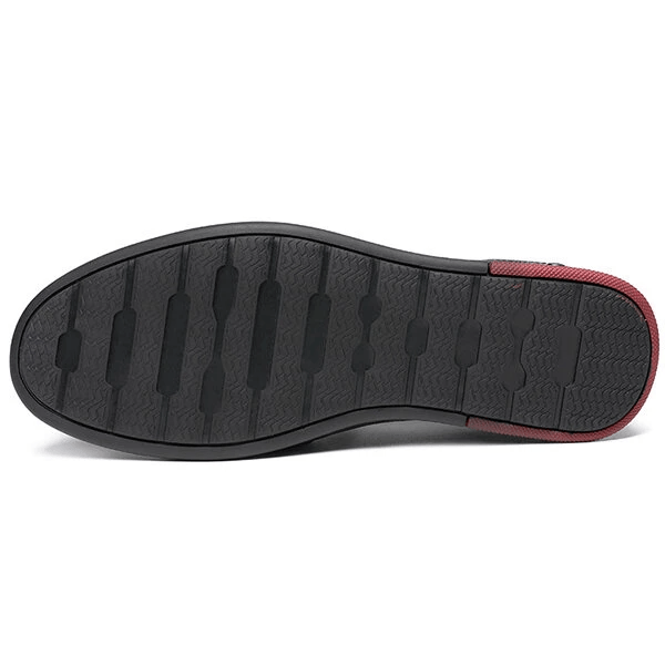Men's Genuine Leather Soft Insole Casual Business Slip On Loafers
