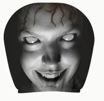 Spooky Ghost Face Headrest Covers
