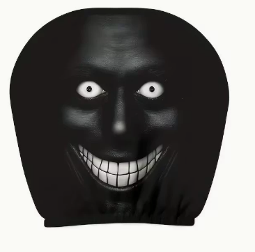 Spooky Ghost Face Headrest Covers