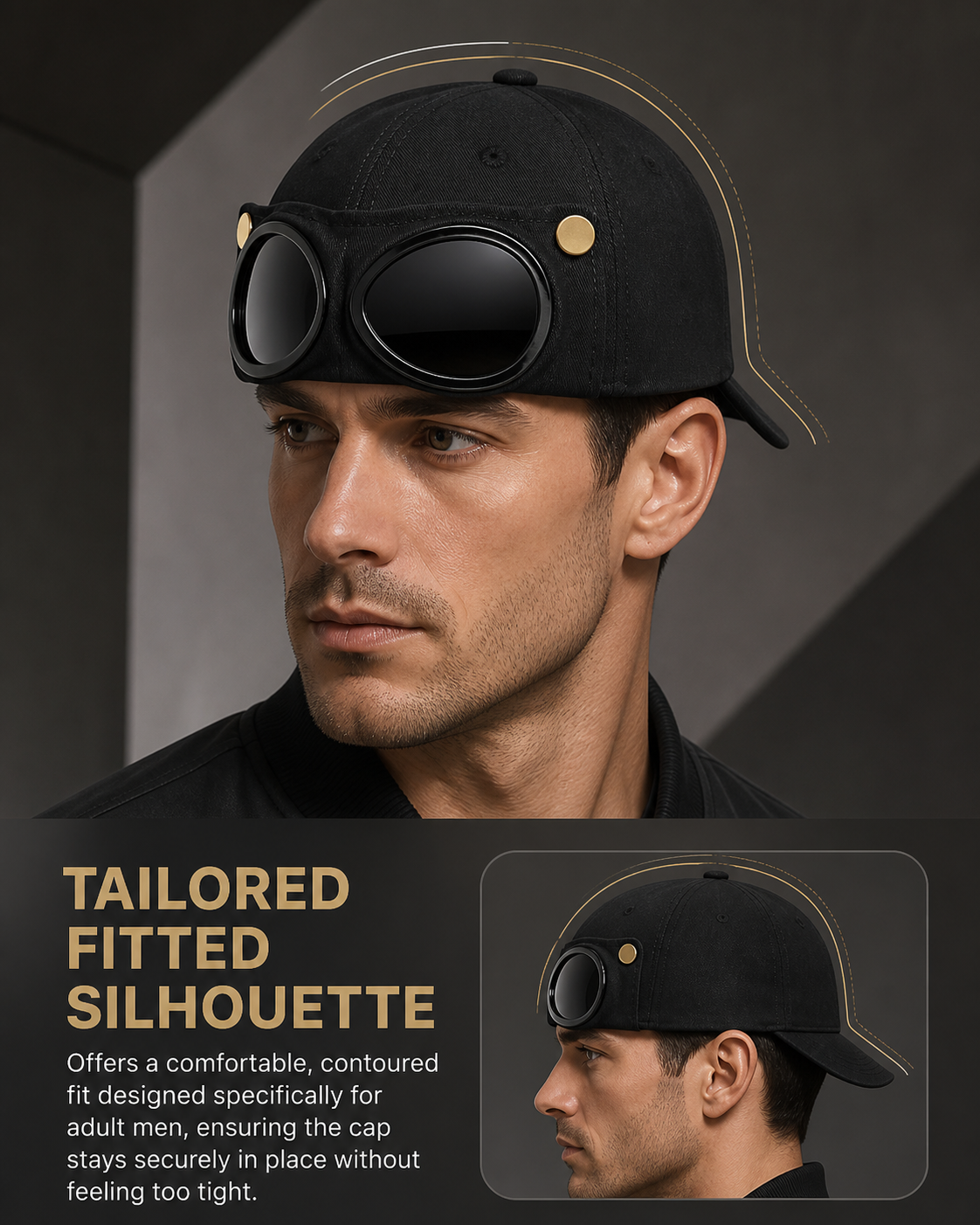 Pilot Goggles Baseball cap