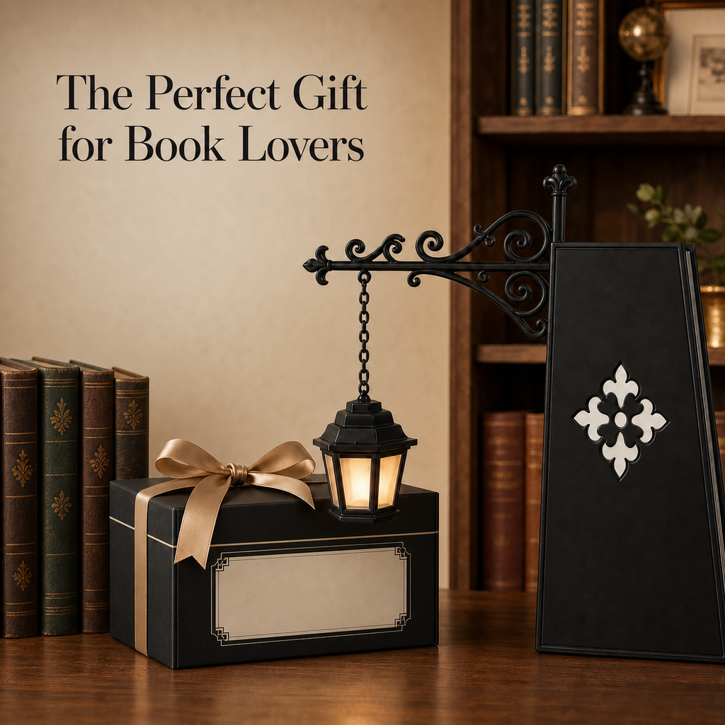 Vintage Hanging Lantern Book Lamp