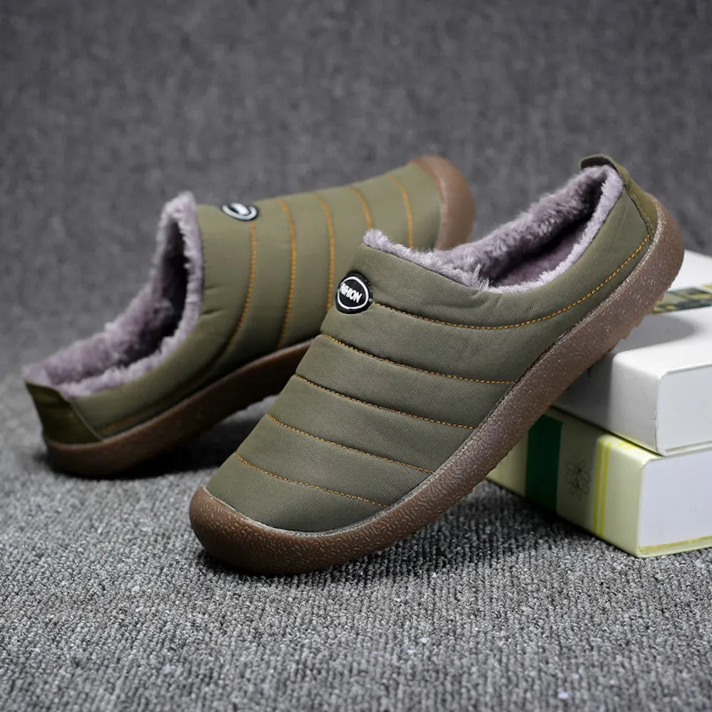 2022 Waterproof built-in plush cotton shoes