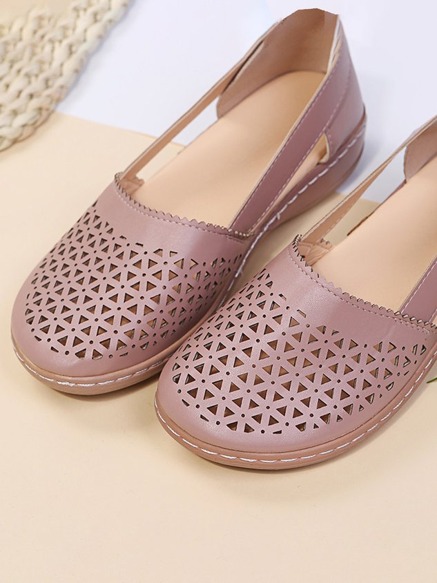Vintage Hollow Breathable Shoes