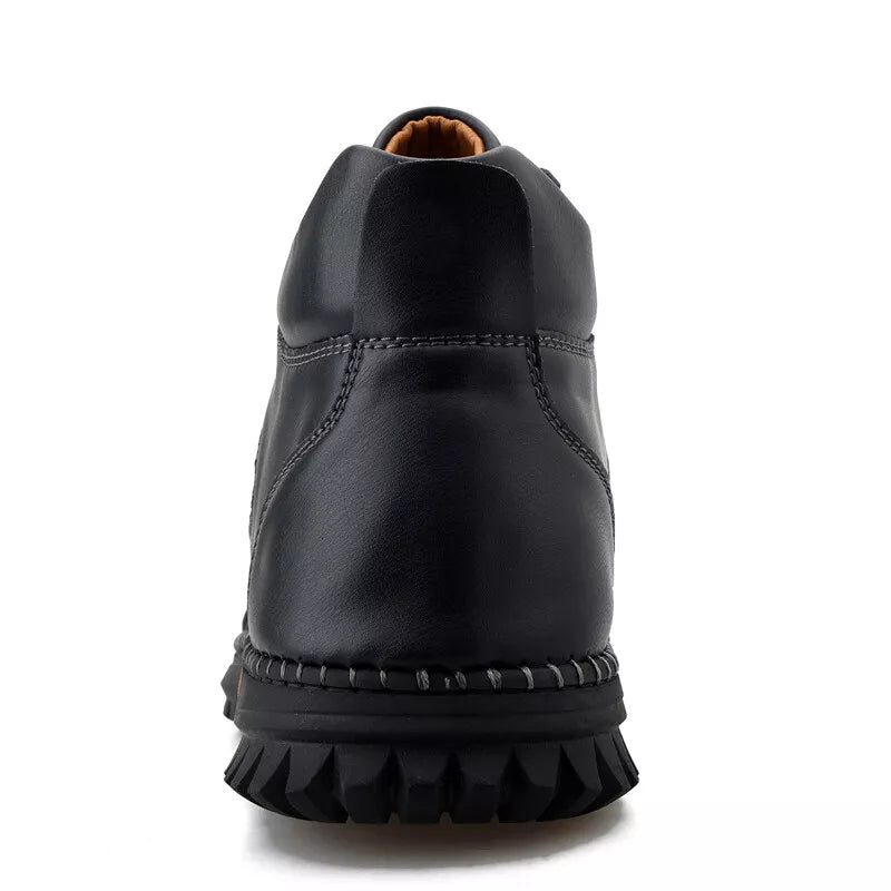 Stitched Hand-Sewn Cowhide Medical Shoes - Increase Muscle Relaxation