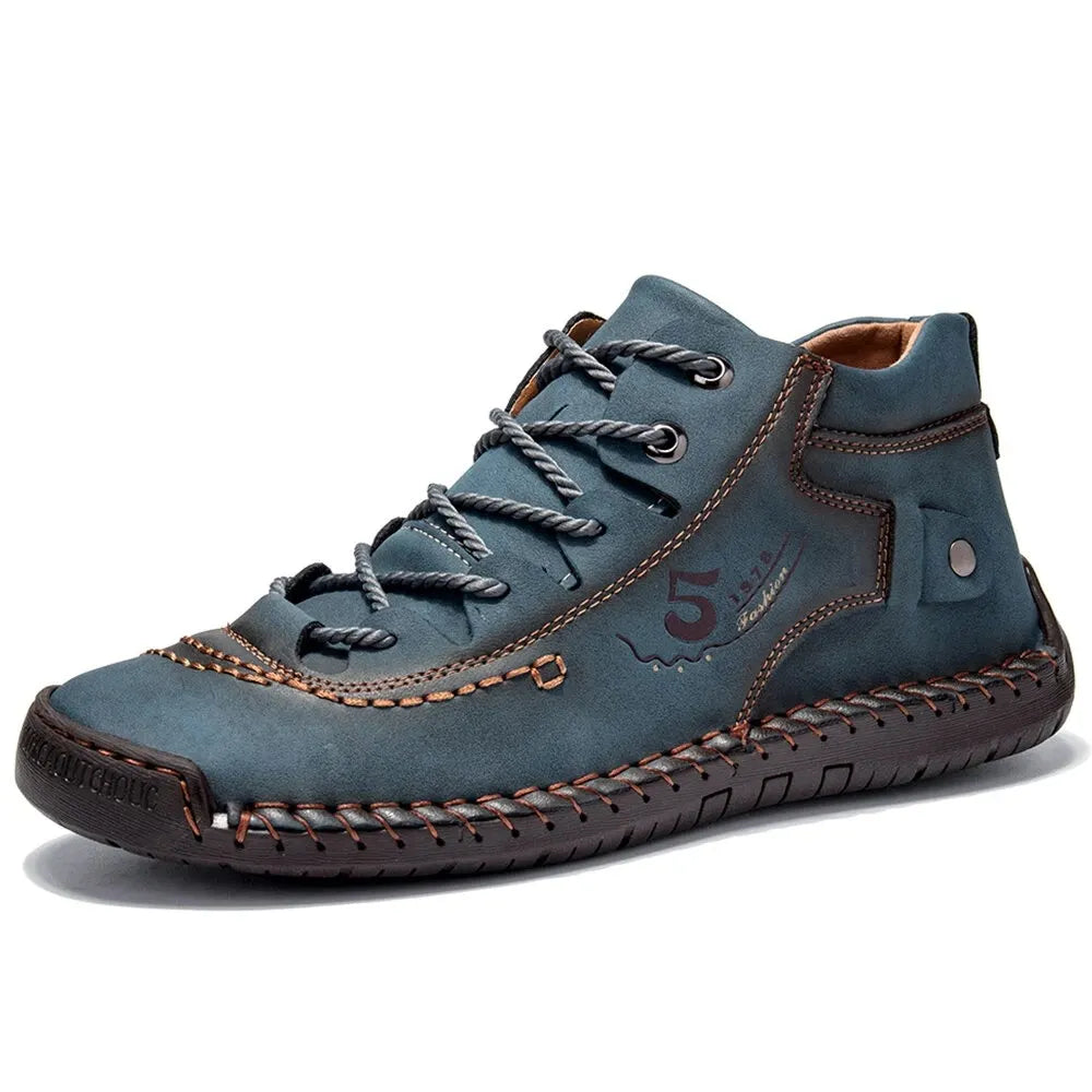 Men's Two Wear Retro Outdoor Casual High-top Boots Casual Sneakers