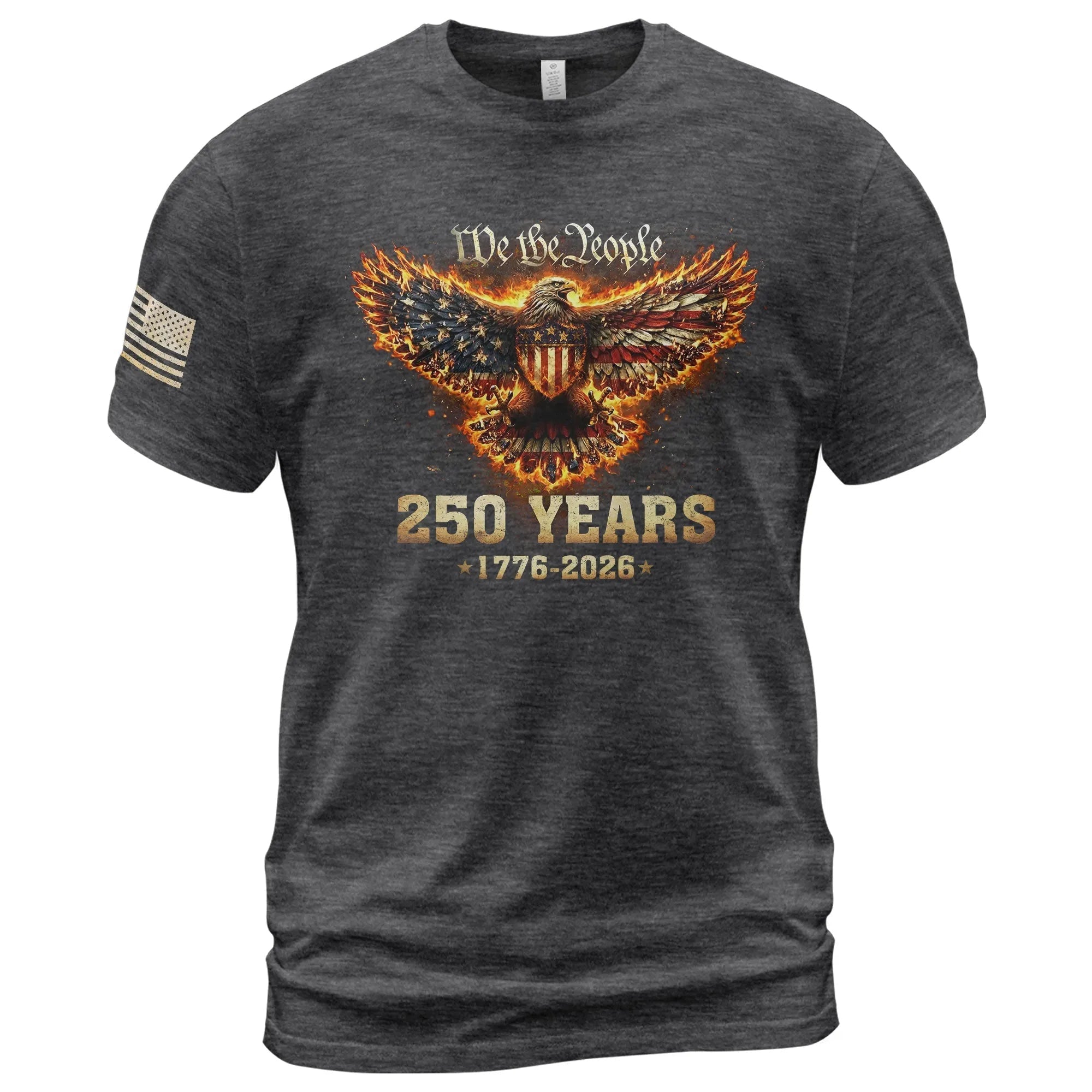 USA 250th Anniversary 250 Years Shirt 1776-2026 American Eagle We The People