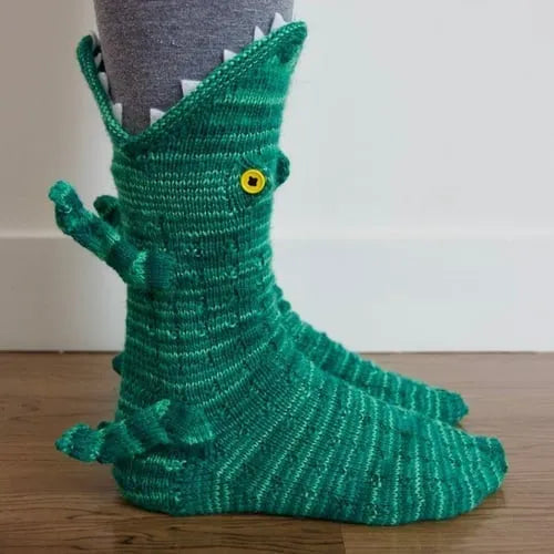 🌲Early Christmas Sale 49%🔥- 3D Knit Crocodile Socks