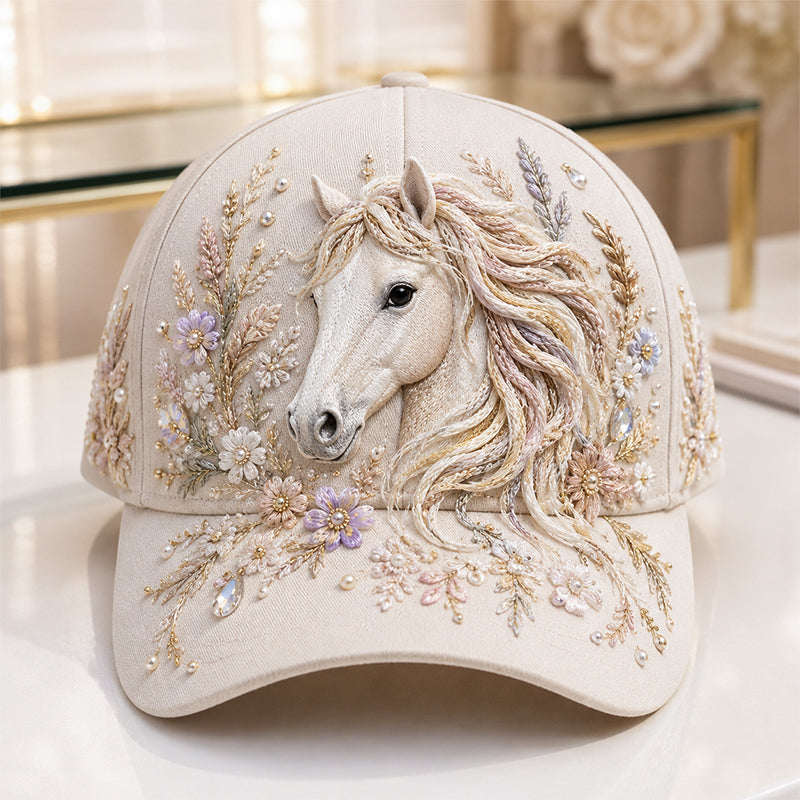 🔥 Last Day 49% OFF – Buy 3 Get 1 FREE | Highland Cow Embroidery Cap