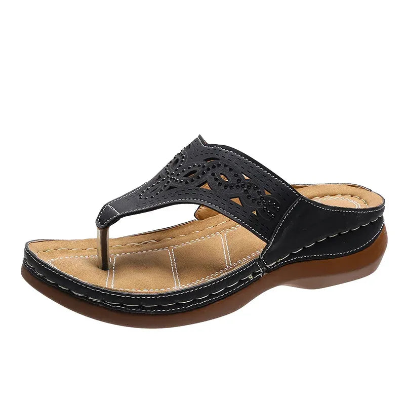 Soft Bottom Comfy Wedge Flip Flops