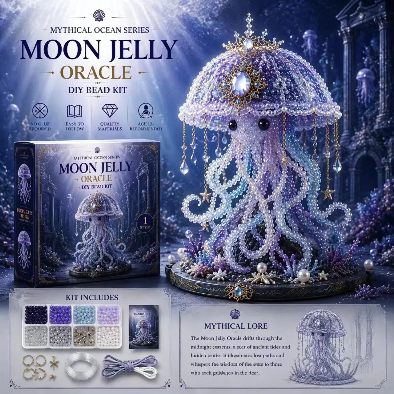 🔥49% Off Last Day🐙Mythical Ocean Beaded Ornament Set