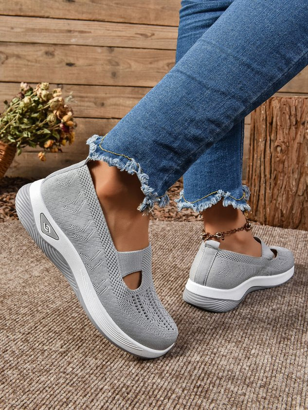Women's Breathable Mesh Slip-On Sneakers