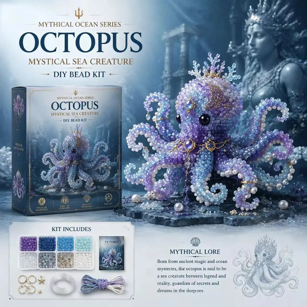 🔥49% Off Last Day🐙Mythical Ocean Beaded Ornament Set