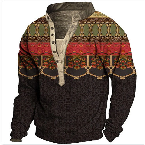 Warm casual western sweater