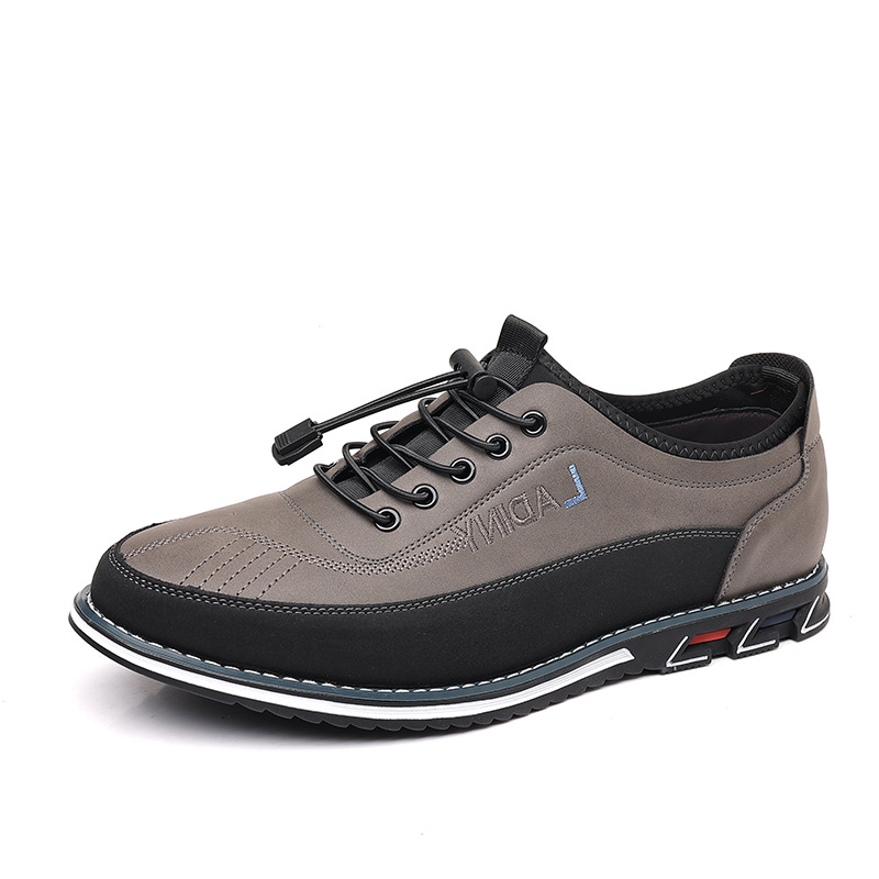 Men's Leather tendon sole, non-slip and wear-resistant casual shoes