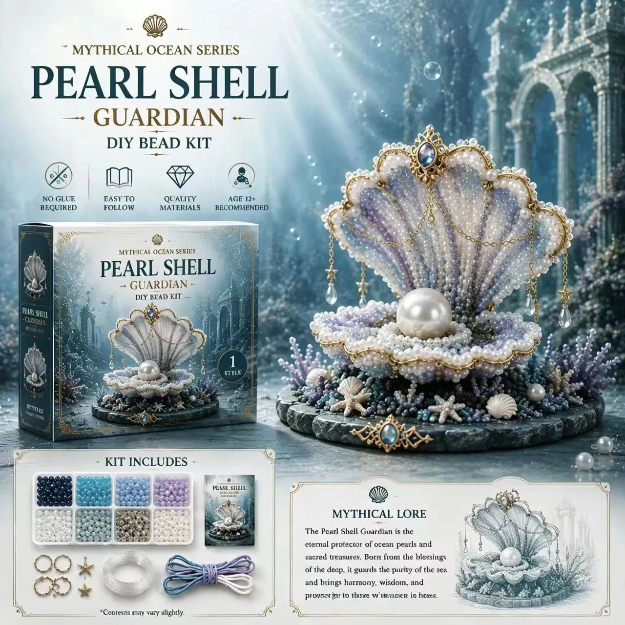 🔥49% Off Last Day🐙Mythical Ocean Beaded Ornament Set