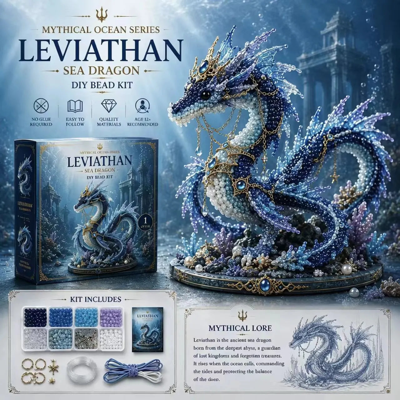 🔥49% Off Last Day🐙Mythical Ocean Beaded Ornament Set