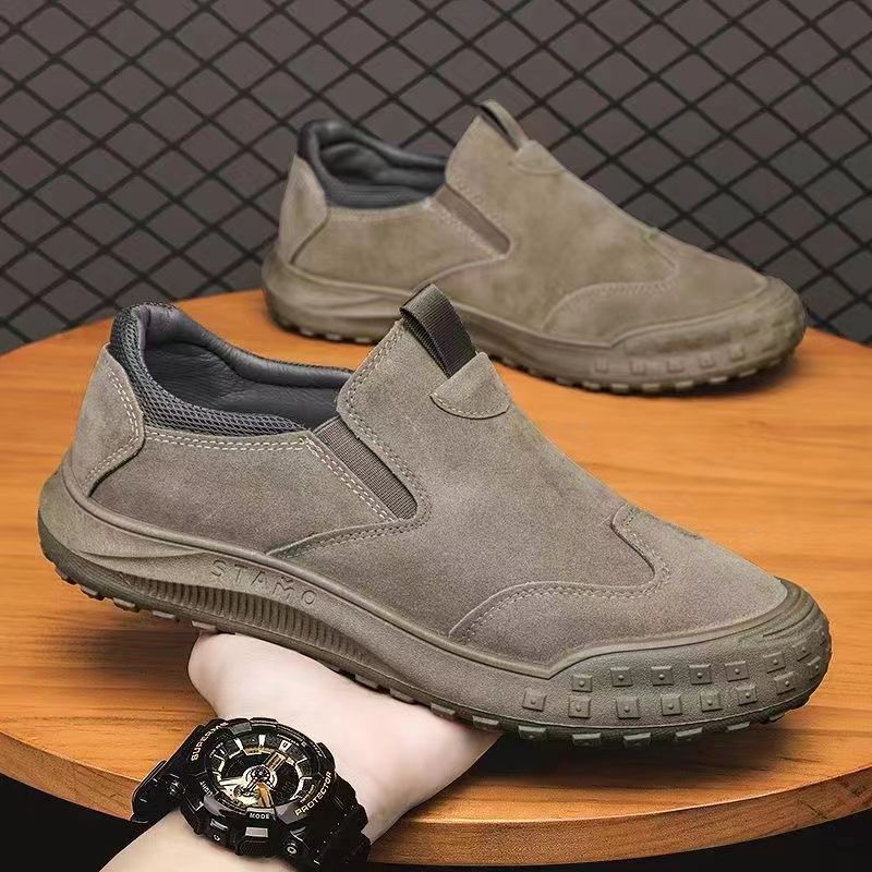Men's low-top outdoor non-slip wear-resistant casual breathable waterproof shoes