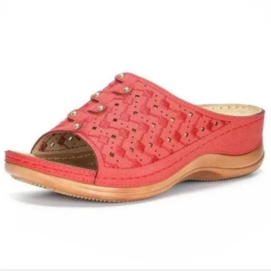 Lightweight Open-Toe Wedge Sandals