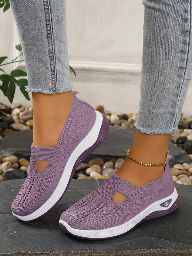 Women's Breathable Mesh Slip-On Sneakers