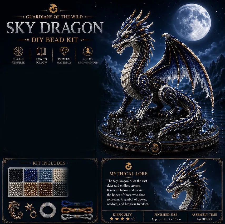 🔥🎁3D Animal Guardian DIY Bead Kit Collection