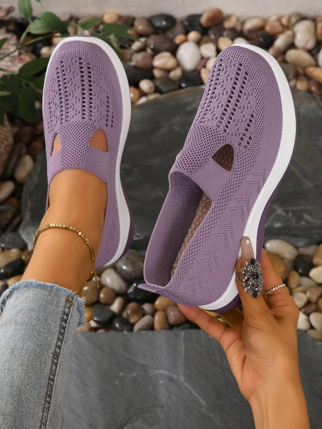 Women's Breathable Mesh Slip-On Sneakers