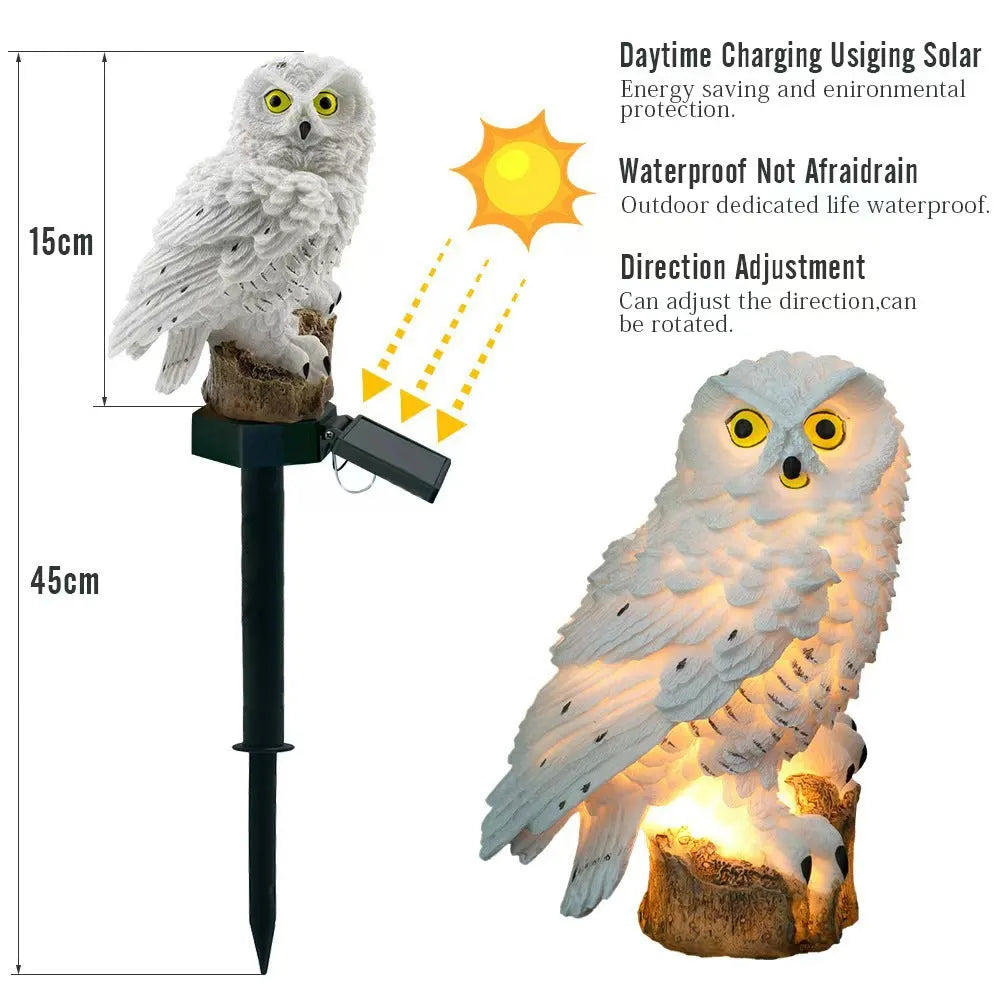 Holiday Special 60% OFF🔥 Solar-Powered Owl Light