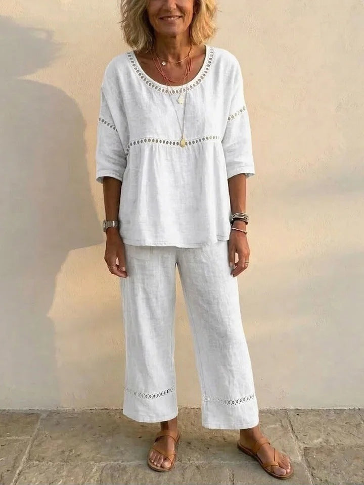 Women's Casual Loose Denim Co-ord Set