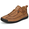 Men's Leather Mid-Top Martin Boots