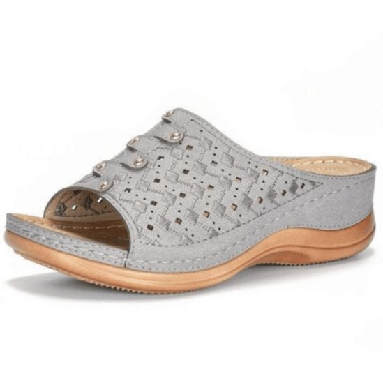 Lightweight Open-Toe Wedge Sandals