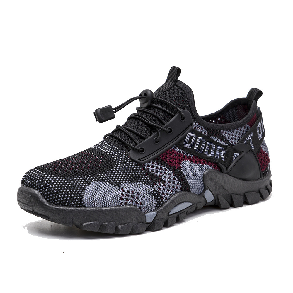 Men's Outdoor Casual Soft Sole Mesh Camouflage Hiking Sneakers