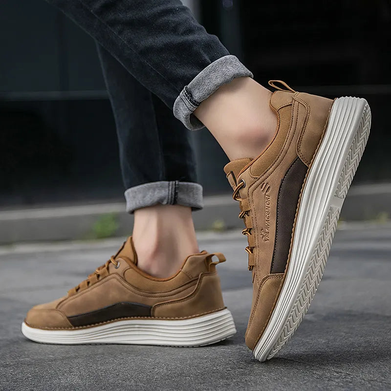 MEN'S LIGHTWEIGHT CANVAS SOFT-SOLED CASUAL SHOES