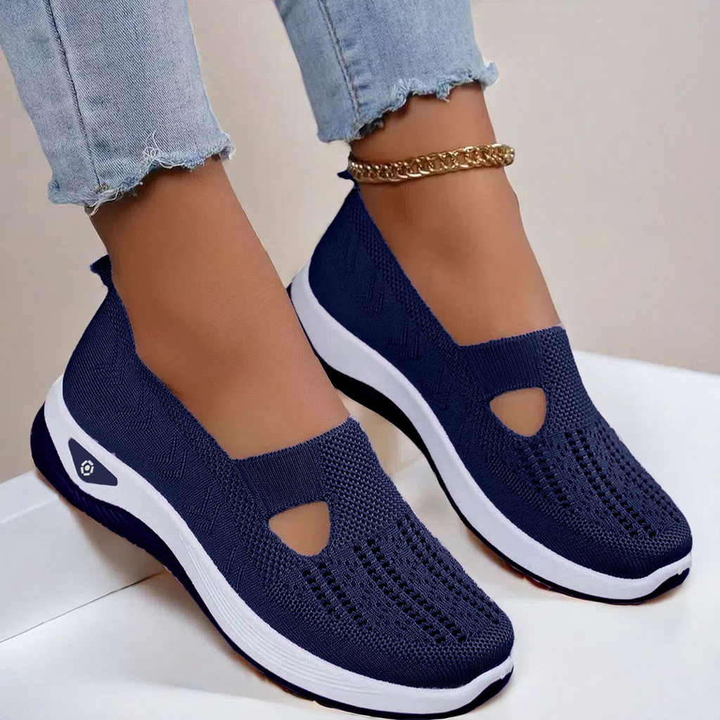 Women's Breathable Mesh Slip-On Sneakers