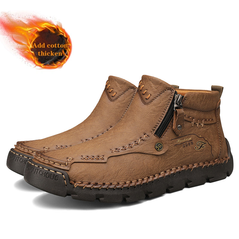 Men's Casual Handmade Leather Boots