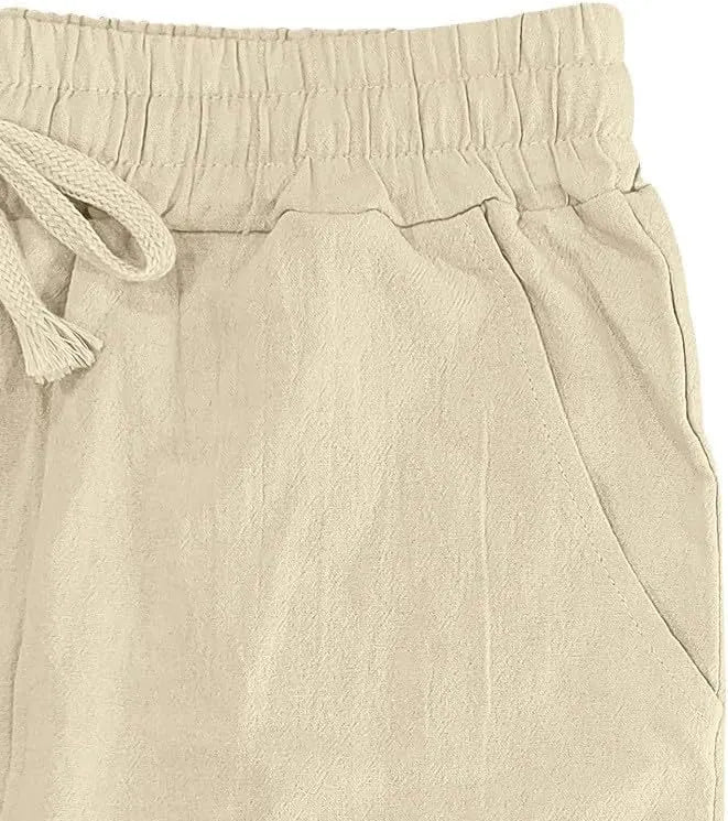 Lightweight Linen Wide-Leg Pants