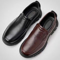 Men's Genuine Leather Comfy Casual Arch Support Slip-On Loafers