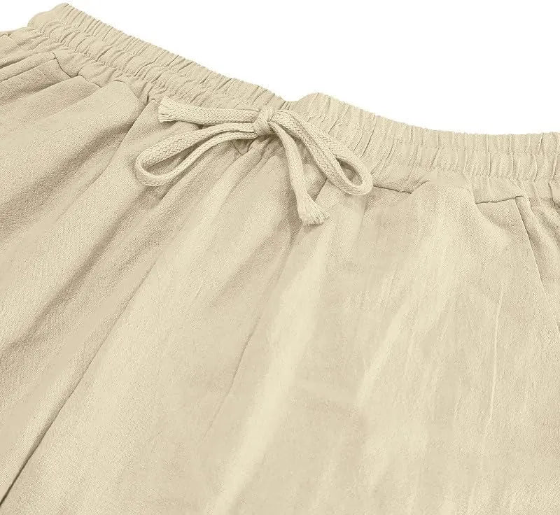 Lightweight Linen Wide-Leg Pants