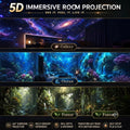 Smart Holographic Ocean & Galaxy & Forest 5D Projector