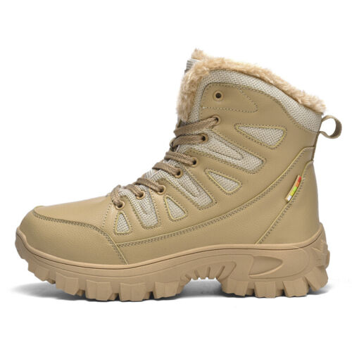 Men Military Combat Boots Waterproof Non-Slip Hiking Boots Anti-Puncture Work Boots